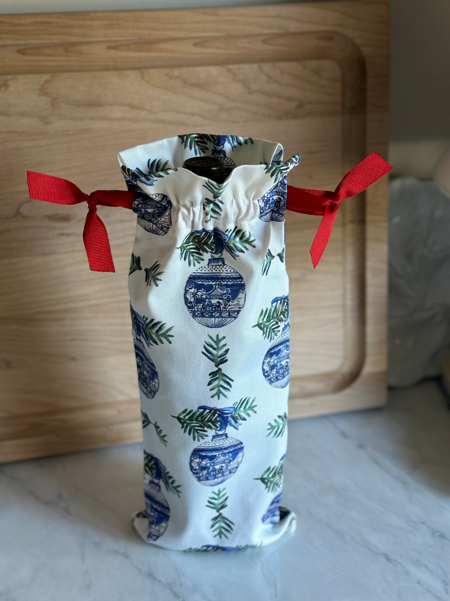 Holiday Wine Bag
