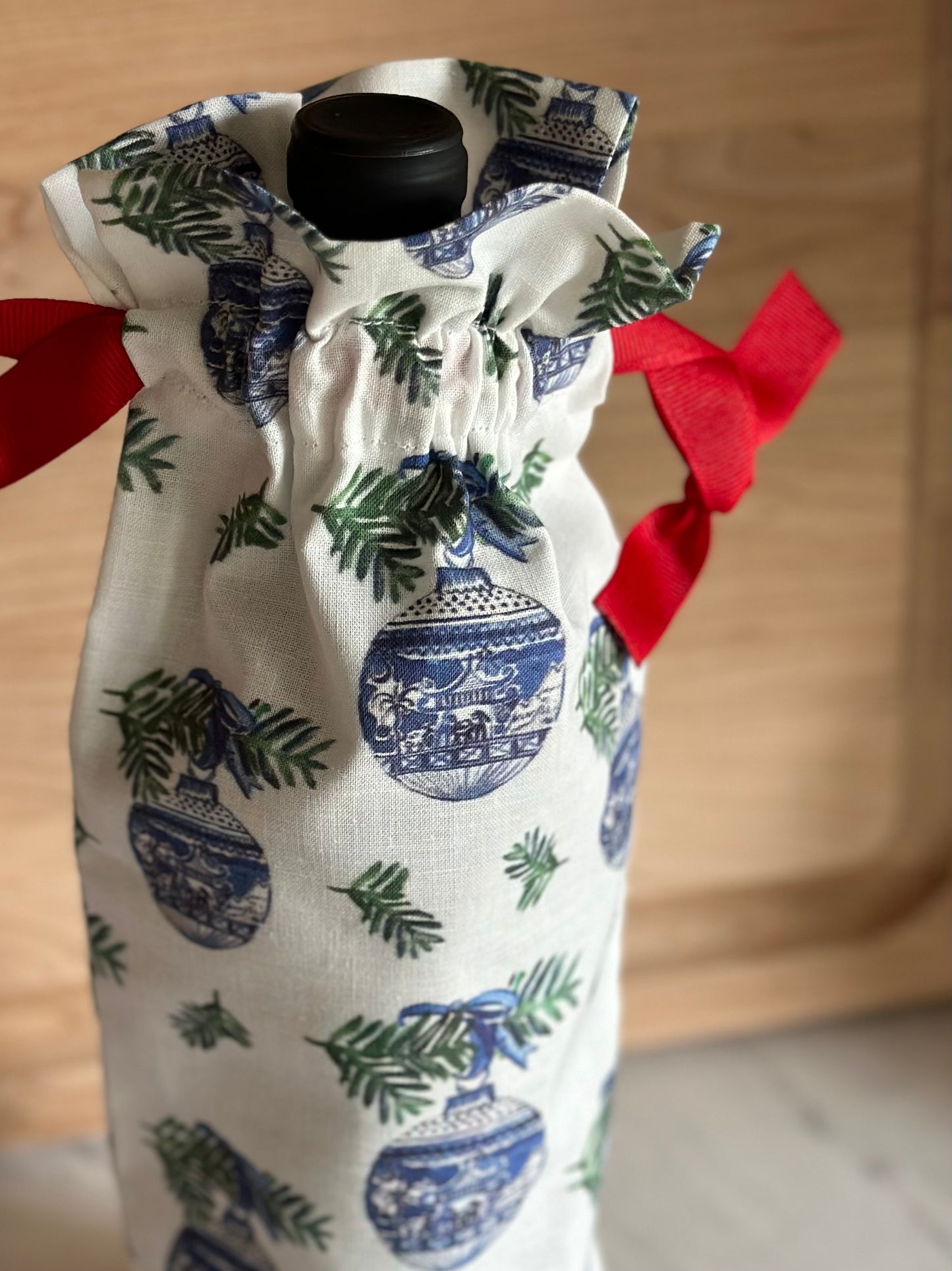 Holiday Wine Bag